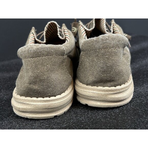 Hey Dude Wally Slip On Shoes Men’s 12 Nut Brown Chambray Casual 110061600 - Picture 5 of 16